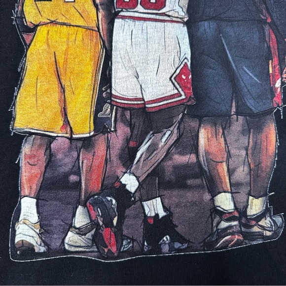Basketball Legends Jordan Kobe Lebron Graphic T-Shirt Black Men’s M - Picture 5 of 7